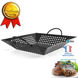 Plaque de barbecue spray antiadhésive carré barbecue plaque de vidange plaque de barbecue polyvalente outil de barbecue en pl