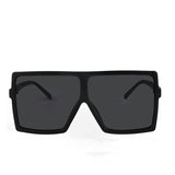 TD® Lunettes de soleil carrées à grande monture Tendance européenne et américaine Lunettes de soleil universelles pour hommes et fem