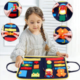 TD® Jouets s'habiller planche d'apprentissage planche occupée jouets aides pédagogiques feutre planche d'apprentissage exercicecapac