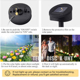 TD® Lampe solaire extérieur jardin LED bouquet de 3 fleurs pot décoratives artificielles de jardin de lanterne  éclairage terrasse