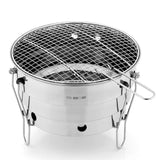 TD® Petit barbecue grill extérieur en acier inoxydable portable barbecue grill net camping pique-nique pliant poêle à charbon