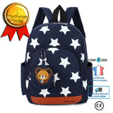 Stars cartoon maternelle cartables pour enfants maternelle garçons et filles bébé dessin animé double épaule sac de grande ca