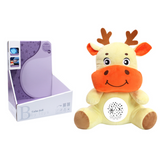 INN® Lumière multifonctionnelle et musique confort bébé dessin animé en peluche poupée jouet en peluche marionnette jouet bébé dormi