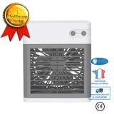 INN® Mini Ventilateur Climatiseur 3 Vitesses Purificateur d'air USB Rechargeable - Blanc