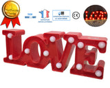 TD® veilleuse love enfant bebe led fille garcon lampe de chevet de bureau moderne sans fil usb avec fil déco couleur amour interieur