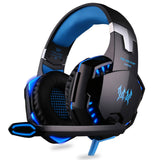 TD® Casque gaming G2000 stéréo - Fi Gaming Casques avec microphone Lumières Game Music - Casque pour PC Gamer