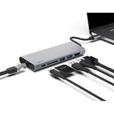 INN® Station d'accueil de type C Convertisseur HDMI 4K 5 en 1 PD Charge rapide Hub USB 3.0 à 3 ports