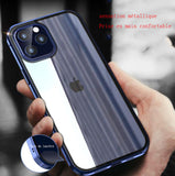TD®  Convient pour iPhone12 coque de téléphone de à double face Apple 12 Pro cadre en métal magnétique  de protection d'or