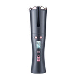 INN® Bigoudi automatique Coiffeur de voyage à chargement USB portable Écran LCD sans fil Fer à friser 6 modes Température constante