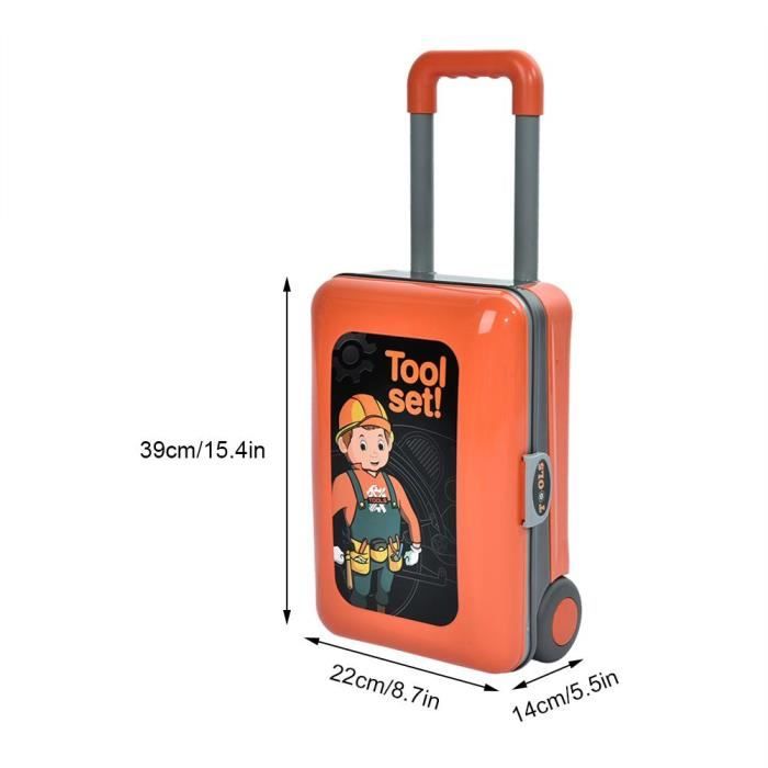 TD® Jouet Bricolage caisse Outil pour enfant-Valisette Mécanique mallette Jouet Enfant Cadeau Noel-jouet 2 en 1 assemblage