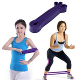 TD® Bande Élastique Cross-fit / Harnais de résistance/ Bande de latex Body gym Extenseur/ Entraînement fitness Multifonction Violet