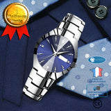 INN® Montre à la mode Montre simple à mouvement à quartz Montre pour homme Cadeau d'anniversaire vacances Montre pour homme Boîte-ca