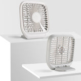 TD® Ventilateur de bureau Ventilateur d'alimentation USB muet petit ventilateur peut être ajusté en 3 supports