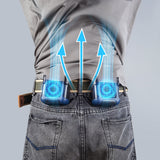 TD® Batterie externe alimentation ventilateur power bank extérieur pratique suspendu bleu petit charge USB trésor banque alimentatio