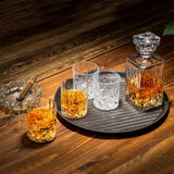 TD® Carafe 750 ml bouteille 6 pièces 300 ml verre à whisky carafe en cristal ensemble de vin en verre européen