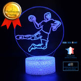 TD® XM612-Décoratif USB Basketball 7 Couleurs Télécommande Illusion Optique Veilleuse 3D Visualisation Tableau Lampes De Bur