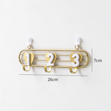 Crochet clé crochet or tenture murale porte décoration nordique mignon porte crochet métal crochet figure vêtements crochet r