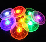 TD® Frisbee Disque volant LED/ Lumineux Multicolore Jouets de disque cadeau anniversaire / accessoire de jeux pour animaux