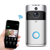 TD® Wifi maison intelligente sonnette surveillance à distance interphone sonnette capteur infrarouge vision nocturne sonnette visuel