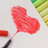 Stylo couleur 20 couleurs 3 angle tige crochet ligne stylo 0.4mm fin signe beaux-arts couleur crochet ligne stylo peinture pa