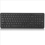 TD® Clavier noir ultra-mince, compact et exquis USB mini filaire petit clavier entreprise ordinateur bureau PC clavier mâle femelle