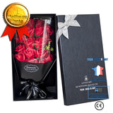 TD® Savon Bouquet Simulation Rose Conservé Fleur Coffret Cadeau Cadeau D'anniversaire Pour Petite Amie Saint Valentin