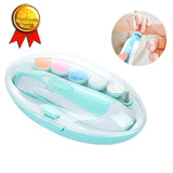 TD® Anti-viande bébé coupe-ongles électrique coupe-ongles muet bébé polisseuse à ongles automatique mère et fournitures pour nourris