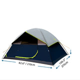 TD® 4-5 personnes famille pique-nique camping crème solaire vinyle tente plage loisirs portable étanche camping tente en plein air