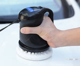 TD® Polisseuse voitures électrique batterie  phare polissage éponge vitesse machine à polir rond haute qualité noir petit confortabl