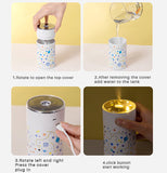 TD® Étoile projection humidificateur créatif mini voiture bureau air muet USB petit brouillard délicat processeur d'air à trois mode