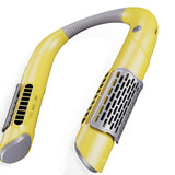 TD® Affichage suspendu ventilateur de cou ventilateur paresseux sports de plein air portable USB charge ventilateur sans lame