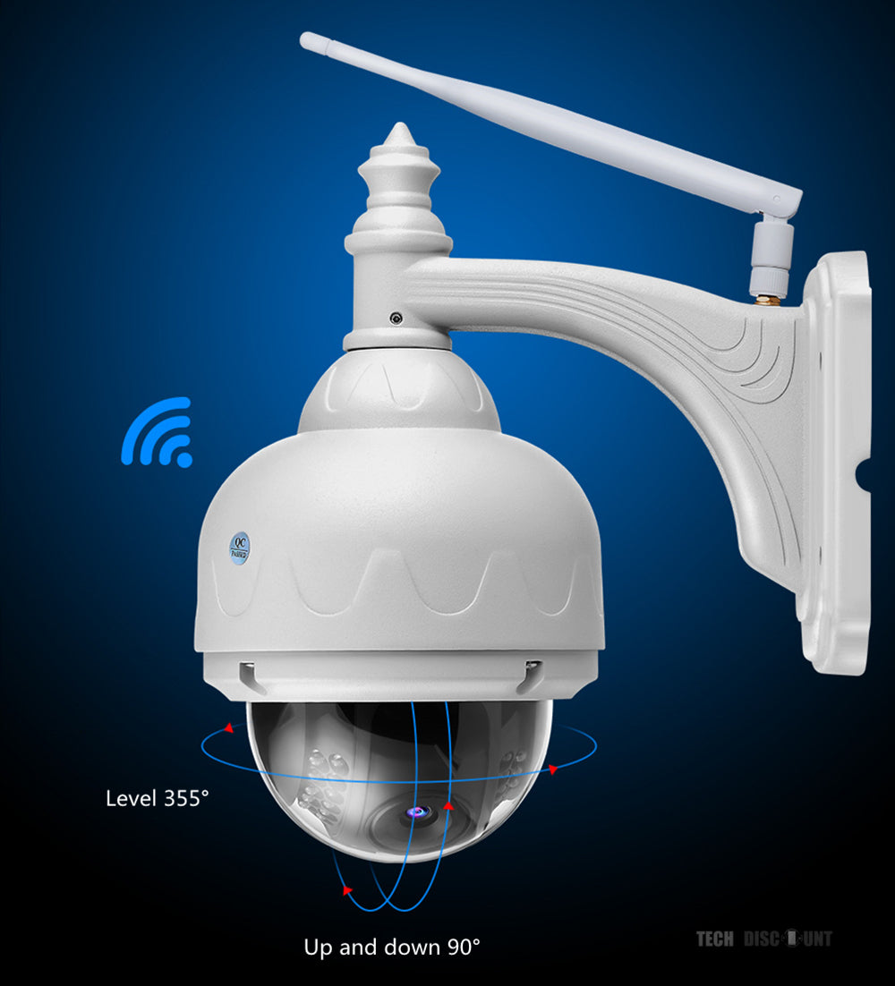 TD® camera espion wifi exterieure sans fil a distance surveillance infrarouge voiture detecteur de mouvement vision nocturne