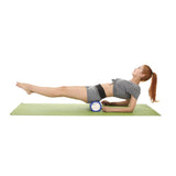 TD® TECH DISCOUNT Rouleau de Massage Foam Roller Sport Fitness en Mousse EVA Bleu