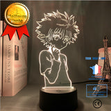 TD® 3D Illusion Lampe Led Veilleuse Anime Hunter X Hunter Pour Enfants Chambre D'Enfant D&eacute;cor Manga Cadeau Hunter X Hunter