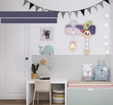 Crochet dessin animé peinture astronaute garçon chambre créatif enfants chambre décoration mur manteau porche crochet derrièr