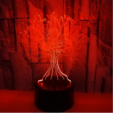 TD® Lumière visuelle LED tactile colorée de grand arbre 3D