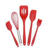 TD®  Lot de 5 Ensemble Ustensiles de cuisine alimentaire barbecue silicone BROSSE ALIMENTAIRE