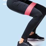 TD® Bande élastique en latex de couleur dégradée costume de fitness ceinture de yoga outil de mise en forme des hanches et des jambe