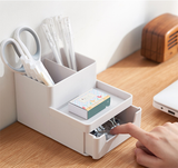 TD® Boîte rangement pour articles divers Organisant une boîte de rangement articles divers multifonctionnelle plastique pour papeter