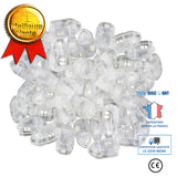 TD® Mini ballon lumineux led lumineux électronique lumière blanche batterie émettant de la lumière sans ballons 50 pack
