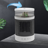INN® Chauffage multifonctionnel trois en un, chauffage de bureau, dortoir de bureau,veilleuse domestique blanche,humidificateur chau