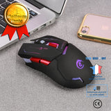 TD® Souris Gaming sans fil Ordinateur Ergonomique Haute qualité Performante plusieurs boutons Gaming Mouse recharge USB