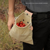 TD® Sac de cueillette de fruits en plein air taille suspendu outil taille sac sac tiroir poche pliant toile outil sac de rangement