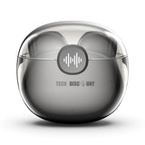 TD® Casque Bluetooth sans fil Bluetooth 5.1 Capsule spatiale transparente Annulation du bruit à faible latence  Appels HD  Ecouteurs
