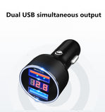 TD® Chargeur de voiture retroéclairage double usb-Chargeur allume cigare voiture lumineux- Accessoire auto pour charge USB