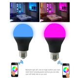 TD® Ampoule LED RGBW Bluetooth Contrôle Smartphone iOS App Android/ Multicolore Magic Smart de lumière Ampoule E27 7W