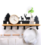 TD® Support mural poinçonnage gratuit salon chambre salle de bain support suspendu mur manteau crochet de rangement auto-adhésif