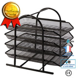 Boîte de rangement de fichiers A4 plateau de fichiers boîte de bureau rack en métal papeterie de bureau rack de stockage en m