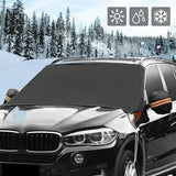TD®  Auto Couverture de Pare-Brise Neige magnétique Imperméable Glace Neige Soleil Voiture pare-soleil Gel Protecteur
