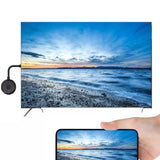 TD® Écran de diffusion en direct sans fil sur le même écran téléphone mobile à écran horizontal et vertical connecté à la télévision